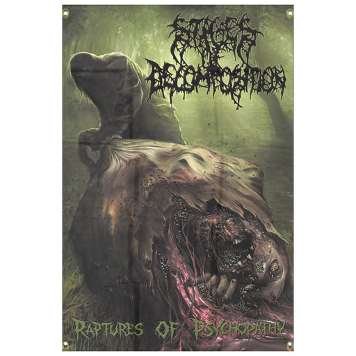 Stages of Decomposition - Raptures of Psychopathy (Flag)