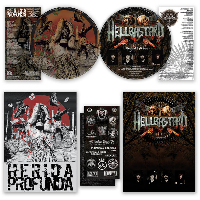 Herida Profunda / Hellbastard - Split (Picture Disc)
