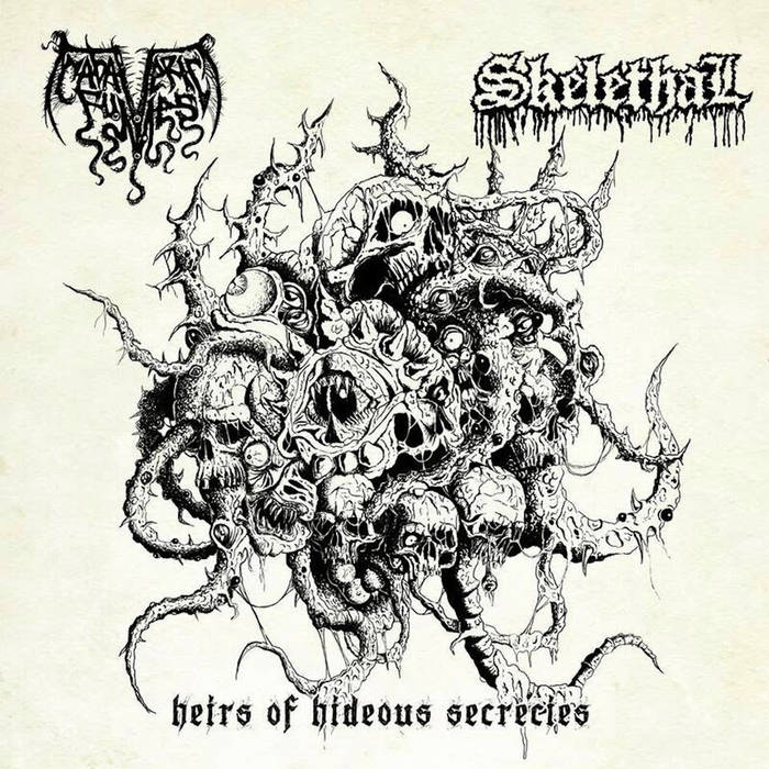 Skelethal / Cadaveric Fumes - Heirs of Hideous Secrecies (Vinyl)