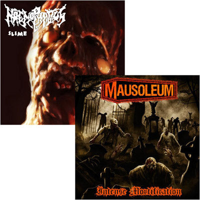 Haemophagus / Mausoleum - Slime - Intense Mortification Split (Vinyl)